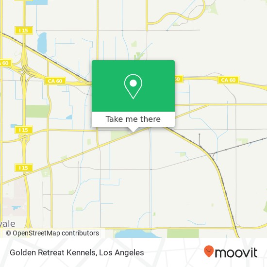 Golden Retreat Kennels map