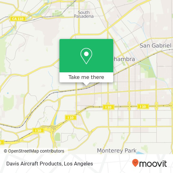 Mapa de Davis Aircraft Products