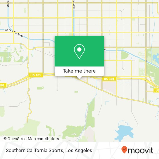 Southern California Sports map