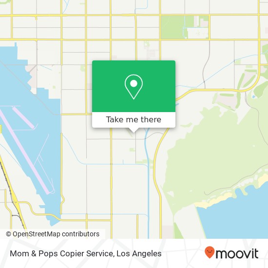 Mom & Pops Copier Service map