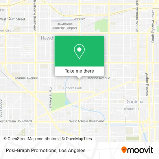 Posi-Graph Promotions map