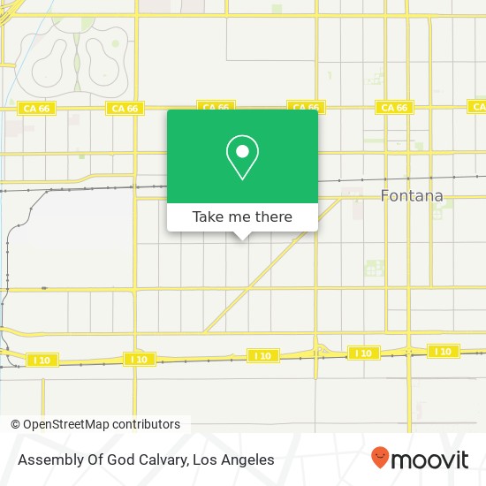 Assembly Of God Calvary map