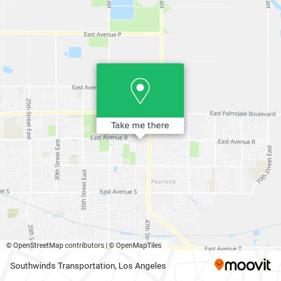 Southwinds Transportation map