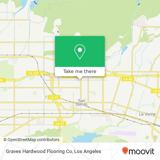 Mapa de Graves Hardwood Flooring Co