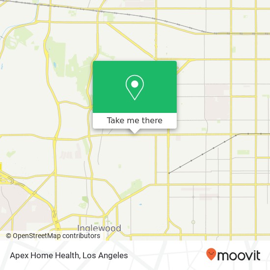 Apex Home Health map