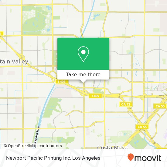 Mapa de Newport Pacific Printing Inc