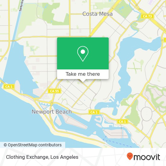Mapa de Clothing Exchange