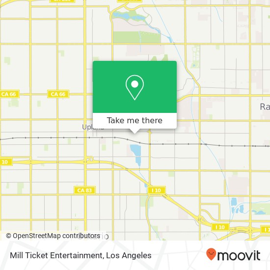 Mapa de Mill Ticket Entertainment