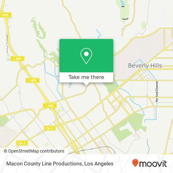 Mapa de Macon County Line Productions