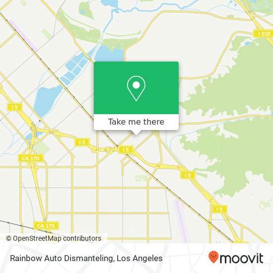 Rainbow Auto Dismanteling map