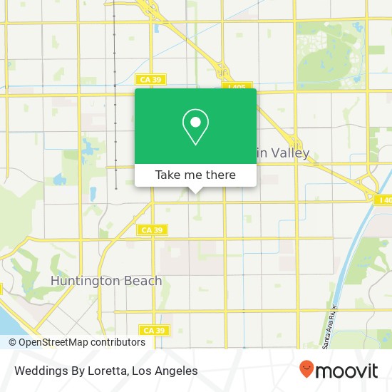 Weddings By Loretta map