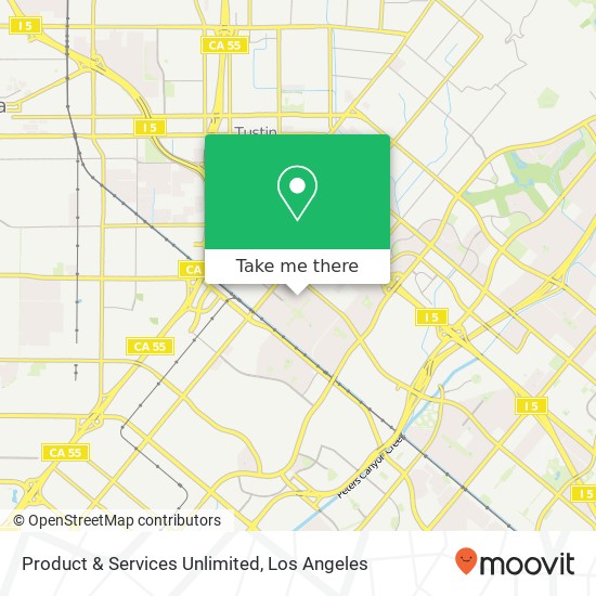 Product & Services Unlimited map