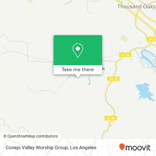 Conejo Valley Worship Group map