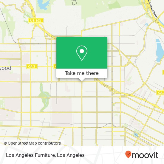 Mapa de Los Angeles Furniture