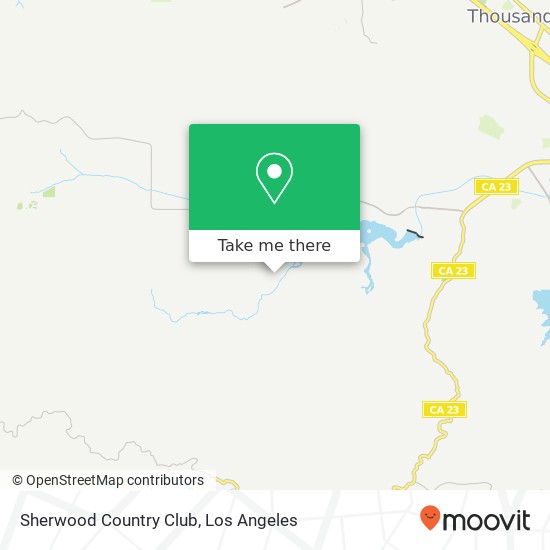 Mapa de Sherwood Country Club