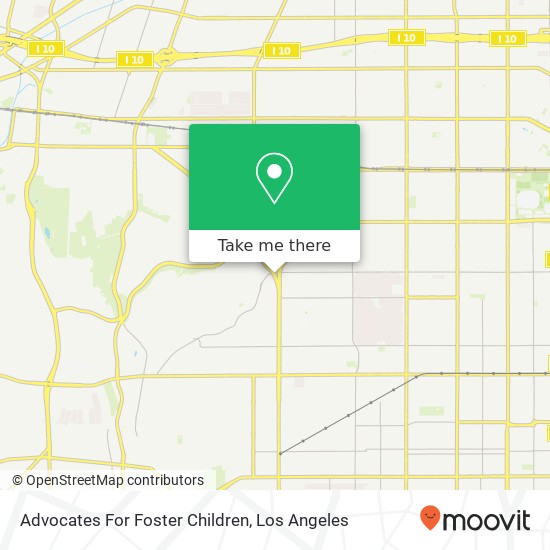 Advocates For Foster Children map