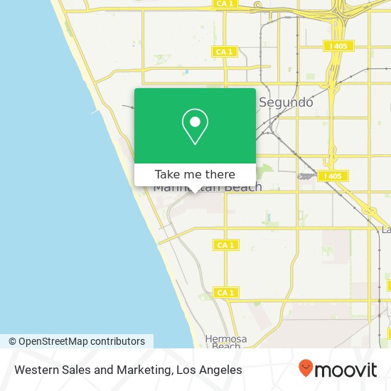 Western Sales and Marketing map