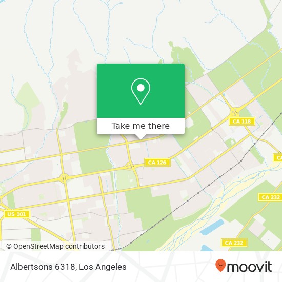 Albertsons 6318 map