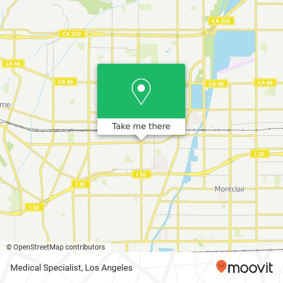 Medical Specialist map