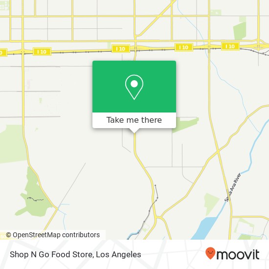 Mapa de Shop N Go Food Store