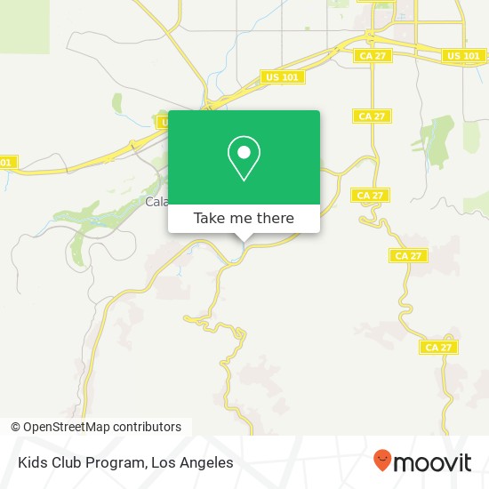 Mapa de Kids Club Program