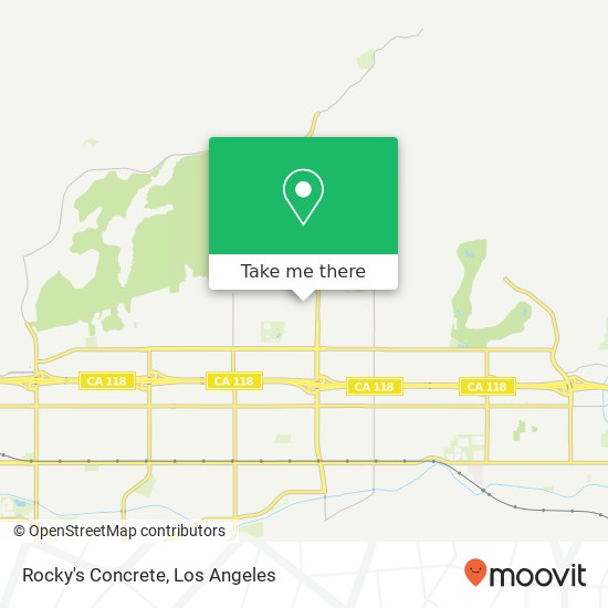 Rocky's Concrete map