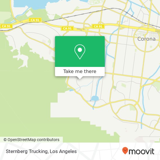 Sternberg Trucking map