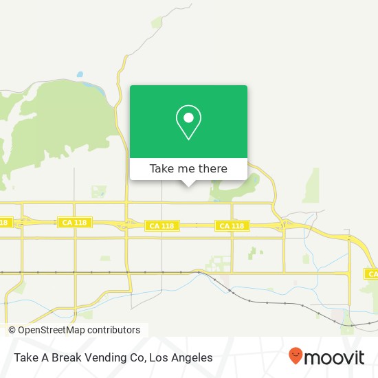 Take A Break Vending Co map