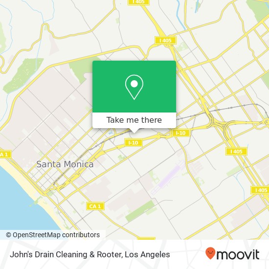 John's Drain Cleaning & Rooter map