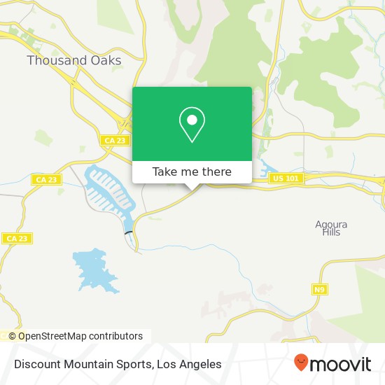 Discount Mountain Sports map