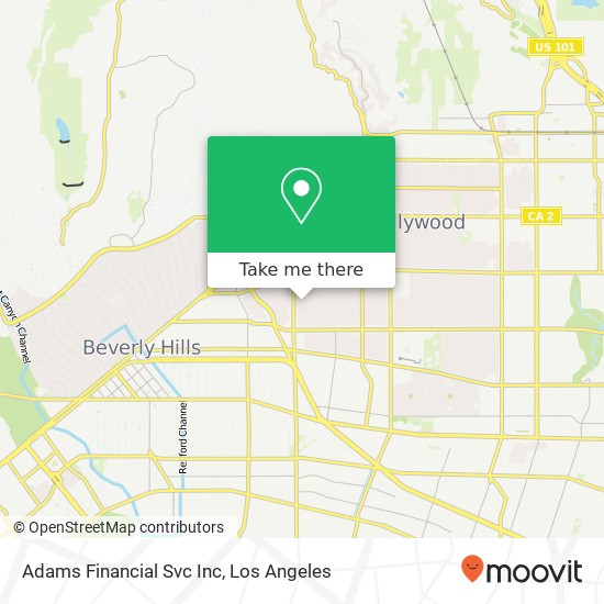 Adams Financial Svc Inc map