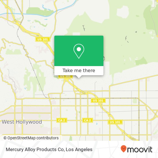Mapa de Mercury Alloy Products Co