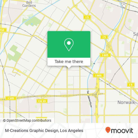 Mapa de M-Creations Graphic Design