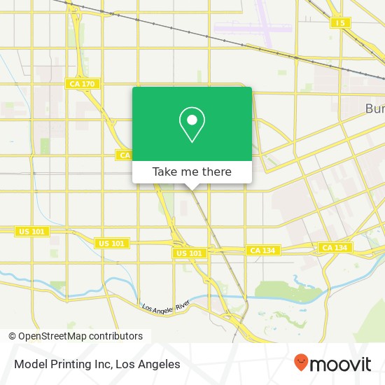 Model Printing Inc map