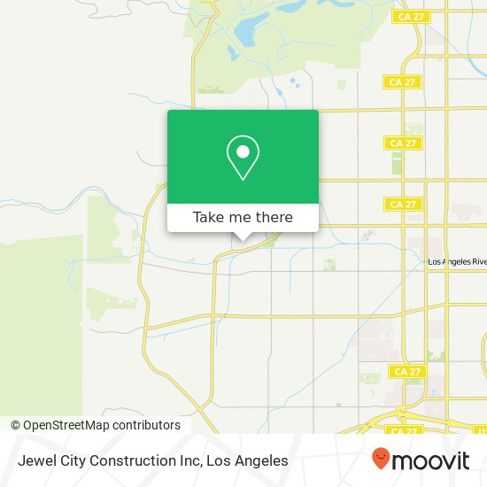 Mapa de Jewel City Construction Inc