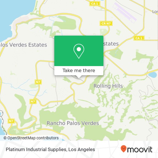 Platinum Industrial Supplies map