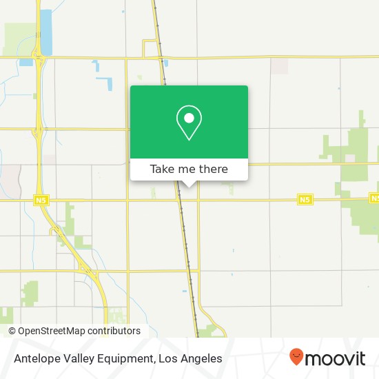 Mapa de Antelope Valley Equipment