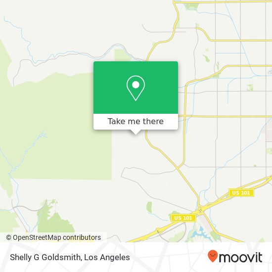 Shelly G Goldsmith map