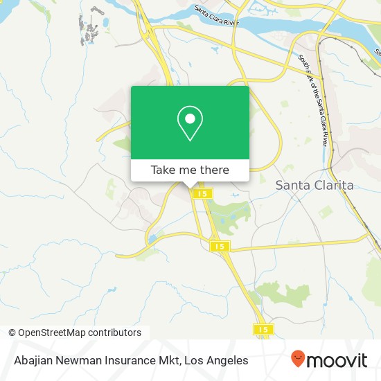 Abajian Newman Insurance Mkt map