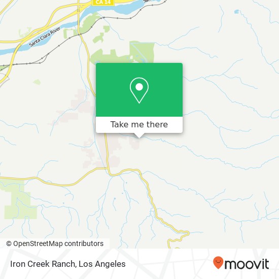 Mapa de Iron Creek Ranch