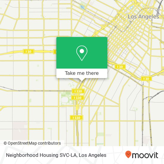 Mapa de Neighborhood Housing SVC-LA