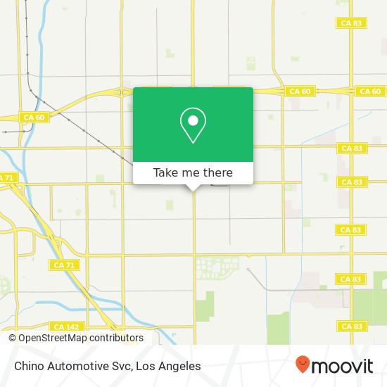 Chino Automotive Svc map