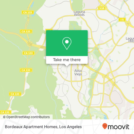 Bordeaux Apartment Homes map