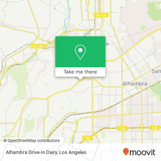 Mapa de Alhambra Drive-In Dairy