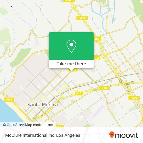 Mapa de McClure International Inc
