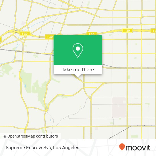 Supreme Escrow Svc map