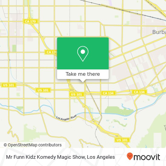 Mr Funn Kidz Komedy Magic Show map