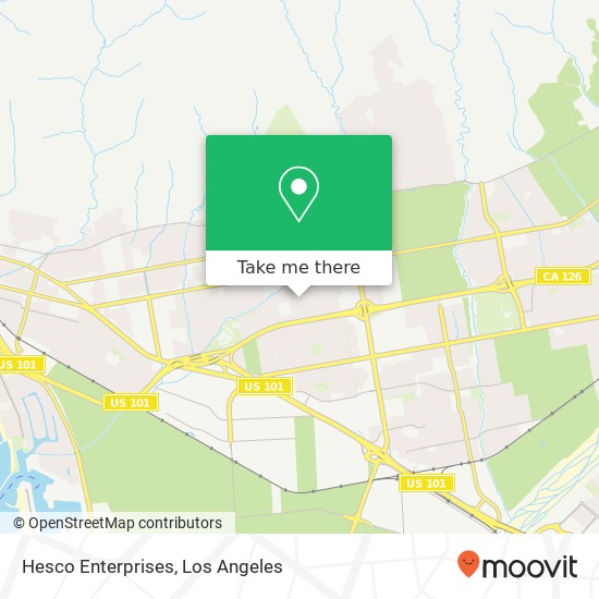 Hesco Enterprises map