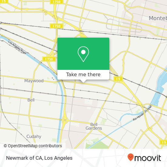 Mapa de Newmark of CA