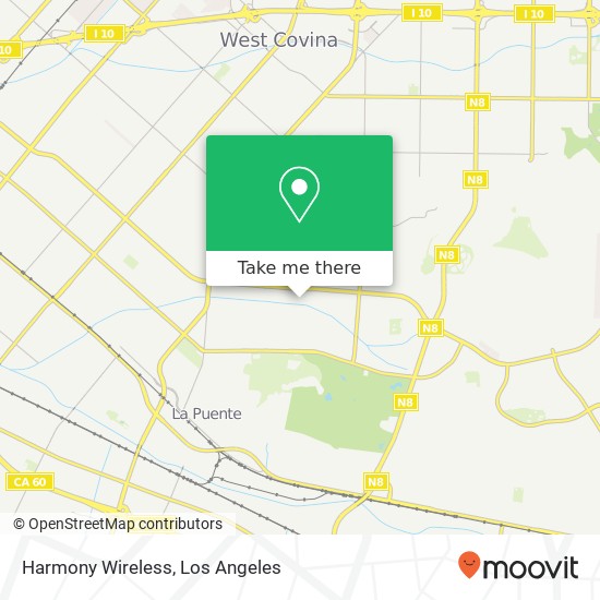 Harmony Wireless map